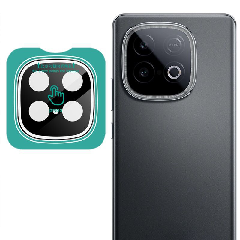 Tf Lens Film Is Suitable for Iqoo Z10 Turbo Rear Camera Tempered Glass Protective Film, Quick Application with Positioning
