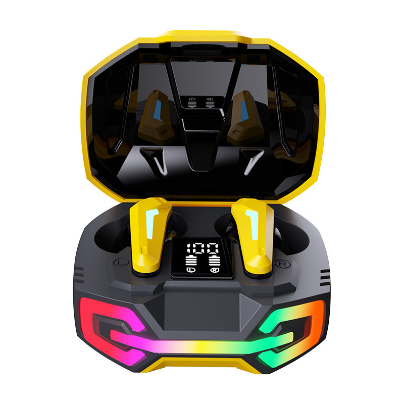 新型のプライベートモデルの新型無線双耳TWS電気競争ゲームのタッチデジタル表示のダブルドア5.3ブルートゥースヘッドフォンメーカー|undefined
