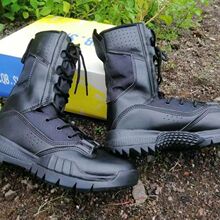 新款户外高帮作战靴新式正品棕色战术靴超轻耐磨夏季作训靴保安鞋
