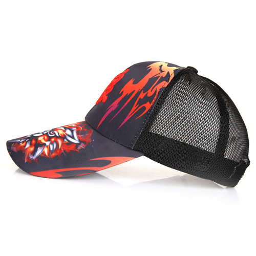 Fishing hat, painted digital printing shawl hat, outdoor hat, fishing sun protection hat, anti-mosquito hat, baseball cap