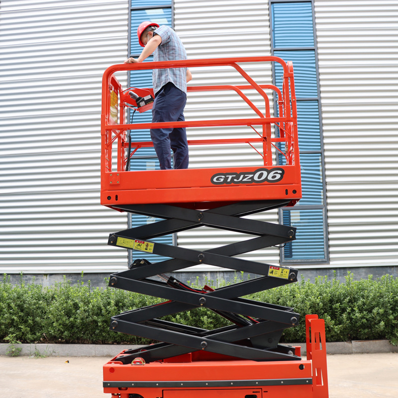 升降机小型电动移动液压高空作业升降车高空作业平台全自行升降机