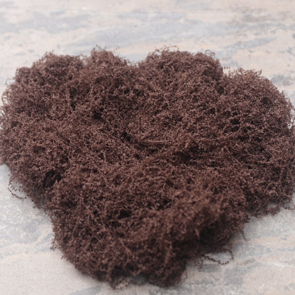 Lụa tơ tằm rêu rêu cà phê / 25g