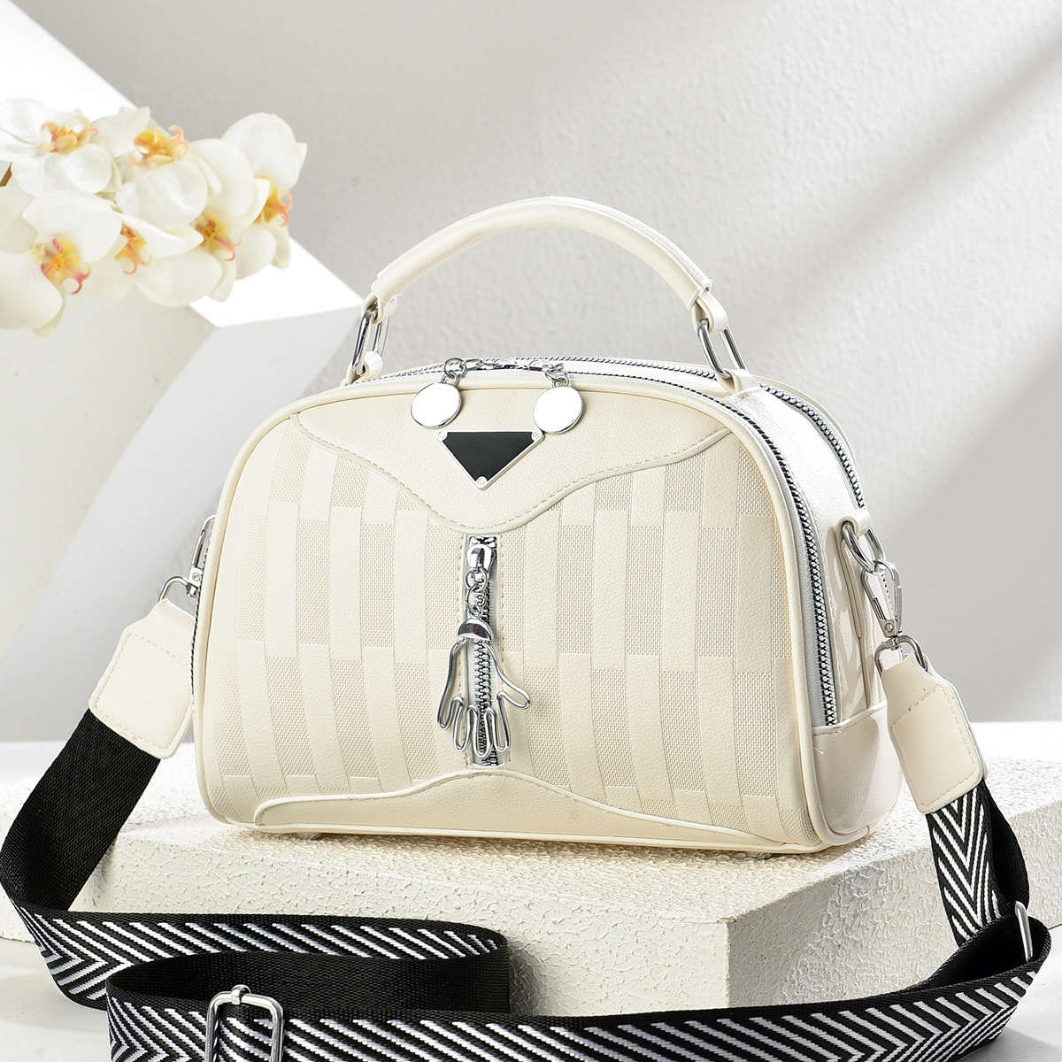 Nueva versión coreana de todo fósforo simple 2025 bolso de mensajero de un solo hombro Emperador rinoceronte verano fabricante de comercio exterior verano bolso pequeño bolso femenino