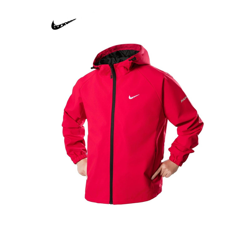 Sports Windbreaker Jacket for Men, Windproof Running Training Clothing, Autumn New Outdoor Cycling and Mountaineering Clothing, Hooded Jacket for Men