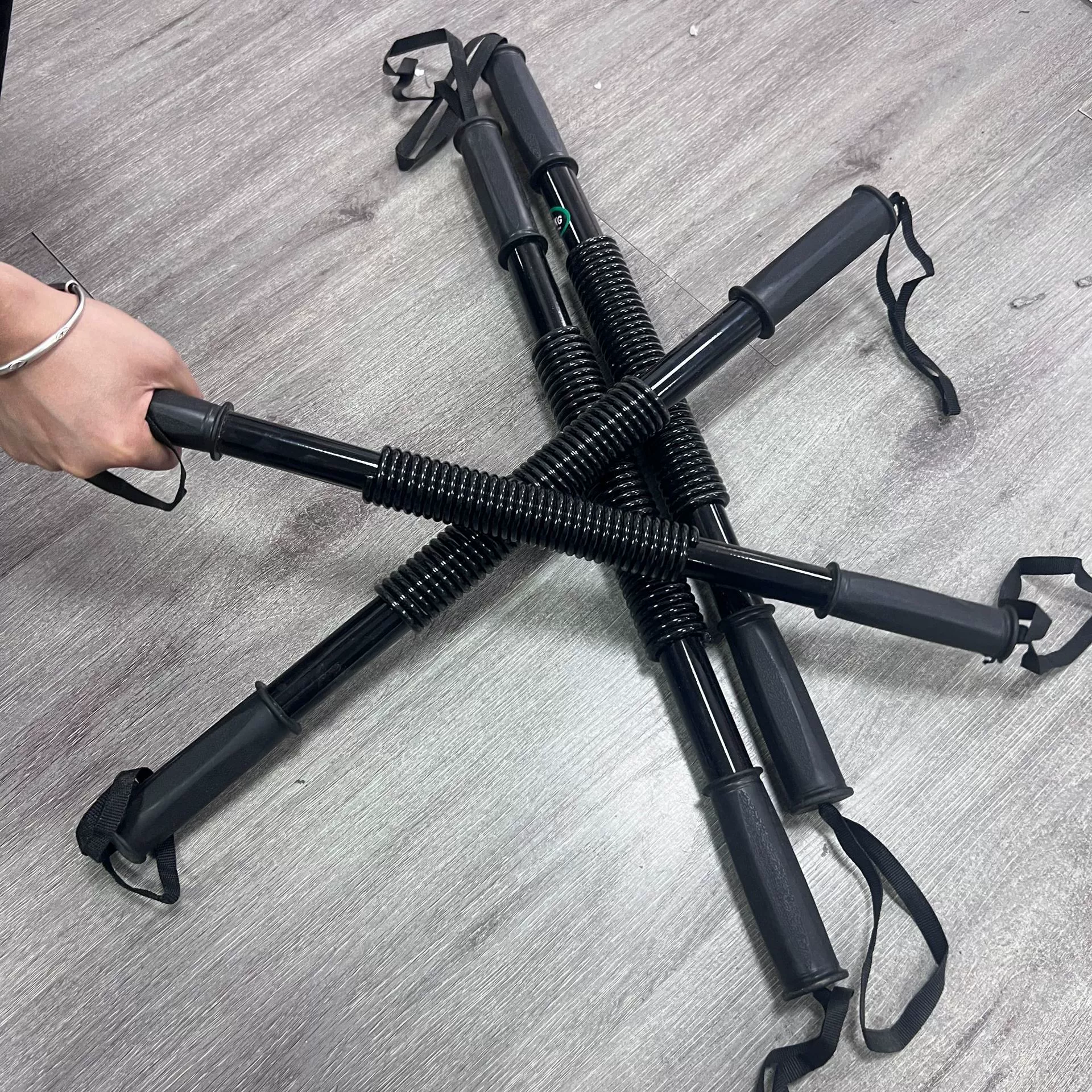 Усилитель рук 20/30/40/50 кг 60kg грудной расширитель силовые тренировки пружинный силовой брус для рук оборудование для фитнеса