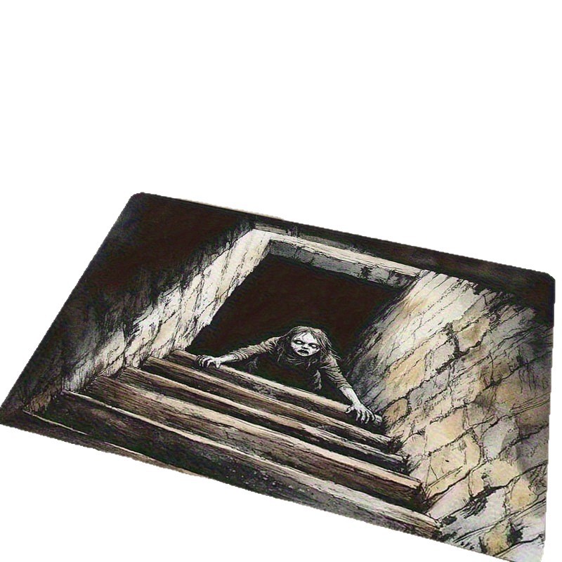 Transfronterizo temu diatomaceas barro absorción alfombra de suelo decoración de Halloween puerta de entrada alfombra de suelo anti-sucio y anti-desgaste alfombra de pies