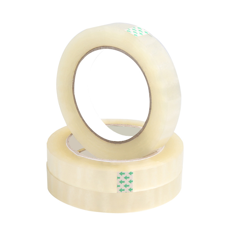 透明狭テープ3センチ2cm幅3.5センチトランペット大巻電気商物流封箱宅配便梱包テープ