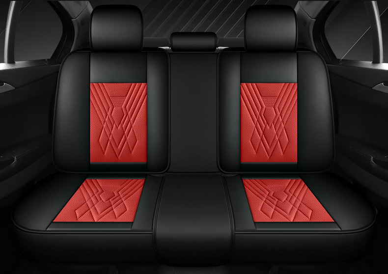 New Foreign Trade Model, All-Season Universal Split-Type Full Leather Breathable and Wear-Resistant Universal Five-Seater Car Seat Cushion and Seat Cover