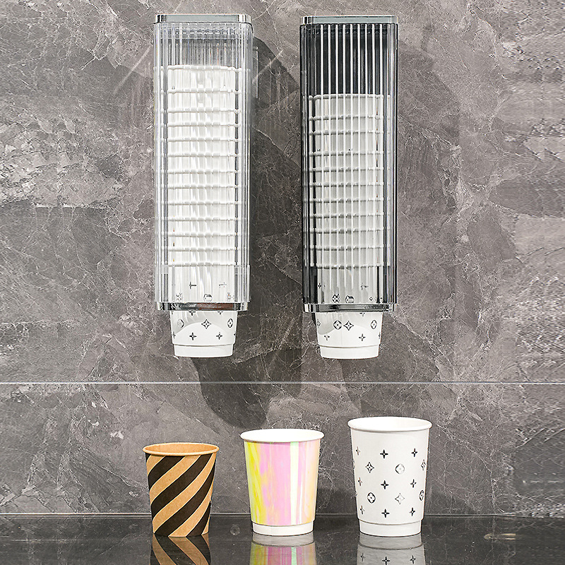 Dropshipping Disposable Cup Cup Holder Without Punching Wall Hanging Paper Cup Holder Water Dispenser Paper Cup Cup Holder