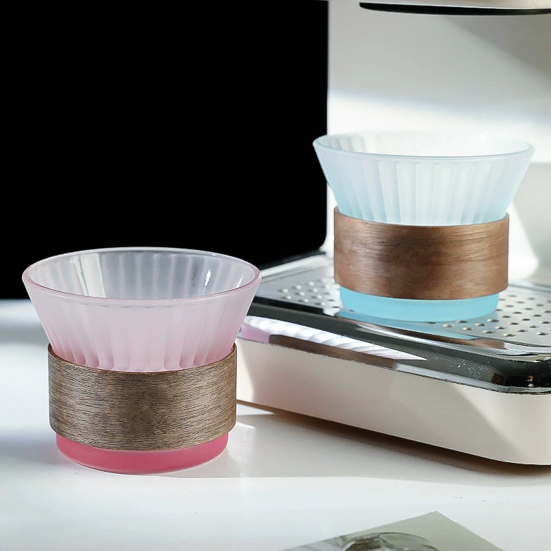 Coffee glass for home use, gradient, anti-scald, high-quality style