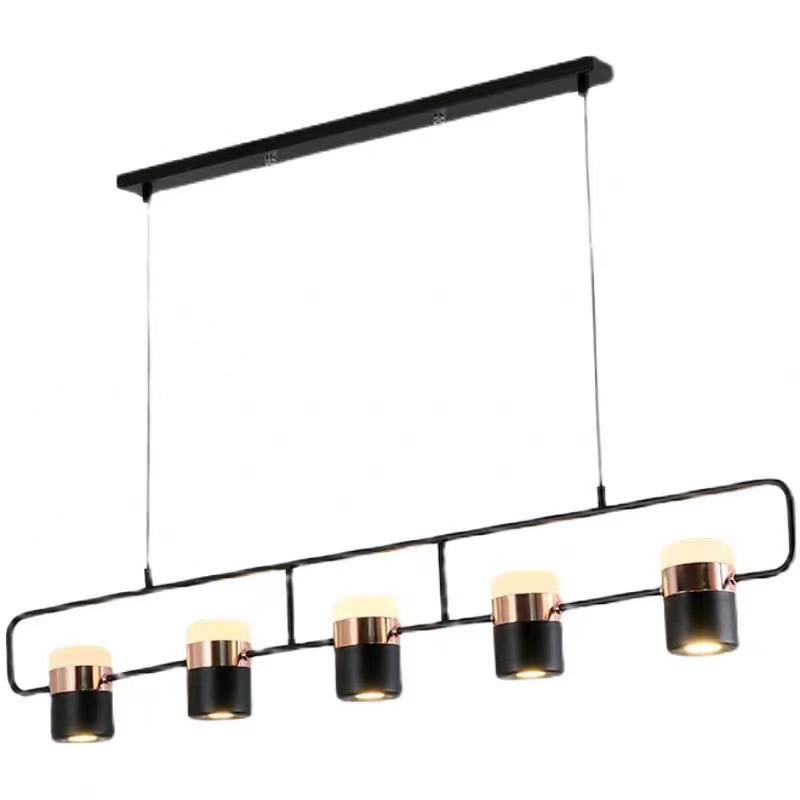 Diseño simple isla LED luces giratorias iluminación de comedor puede ser iluminación moderna bar diseñador de mesa de iluminación giratoria de comedor personalidad