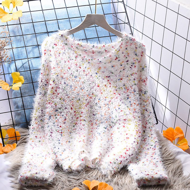 Women's Clothing pullover sweater for women Spring and Autumn 24 new version all match long sleeved loose knitted top hollow outer wear_voghion.com