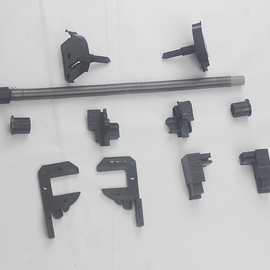 磁条铝合金框配件隐形纱帘配件自装塑料件套件卷帘式纱窗维修更换