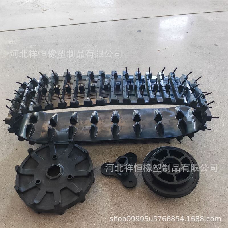 Customized Small Rubber Tracks for Mold Opening, Agricultural Onion Harvesting Machine Tracks, Atv Tracks, Lawn Mower Rubber Tracks