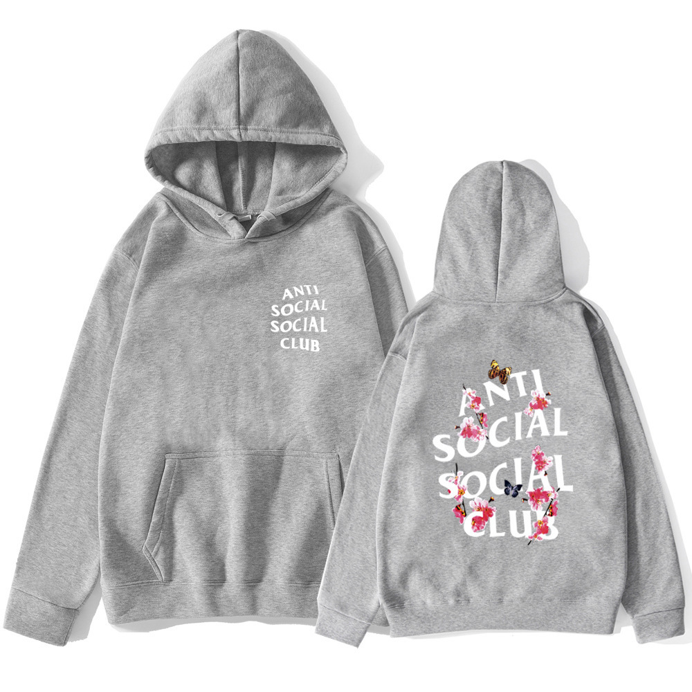 Anti Social Social Club Kkoch Hoodie Grey