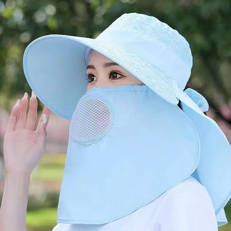 Women's Cartoon Style Sweet Simple Style Solid Color Flower Big Eaves Sun Hat display picture 7