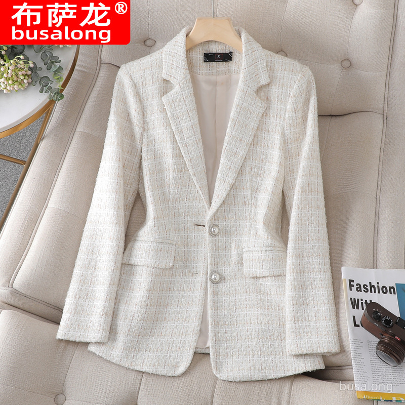 New Bergamong Kingong Women's Long-Sleeved Professional Suit Formal Wear Women's Jacket Work Clothes 8308 New Bergamong Kingong Women's Long-Sleeved Professional Suit Formal Wear Women's Jacket Work Clothes 8308
