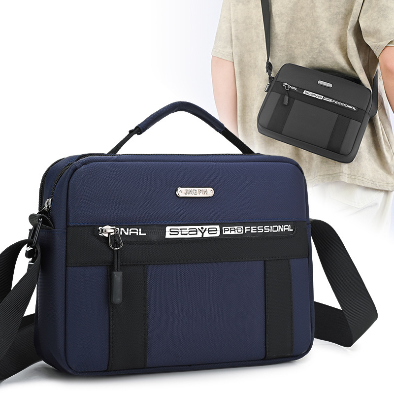 Cross-border new large-capacity, fashionable, and versatile men’s crossbody bag, suitable for commuting, casual wear, and outdoor activities; lightweight and easy to carry Cross-border new large-capacity, fashionable, and versatile men’s crossbody bag, suitable for commuting, casual wear, and outdoor activities; lightweight and easy to carry