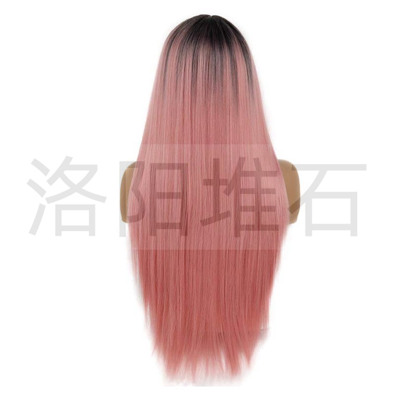Perruques de mode perruques de dentelle avant en fibre chimique perruques de cheveux longs et raidespicture2