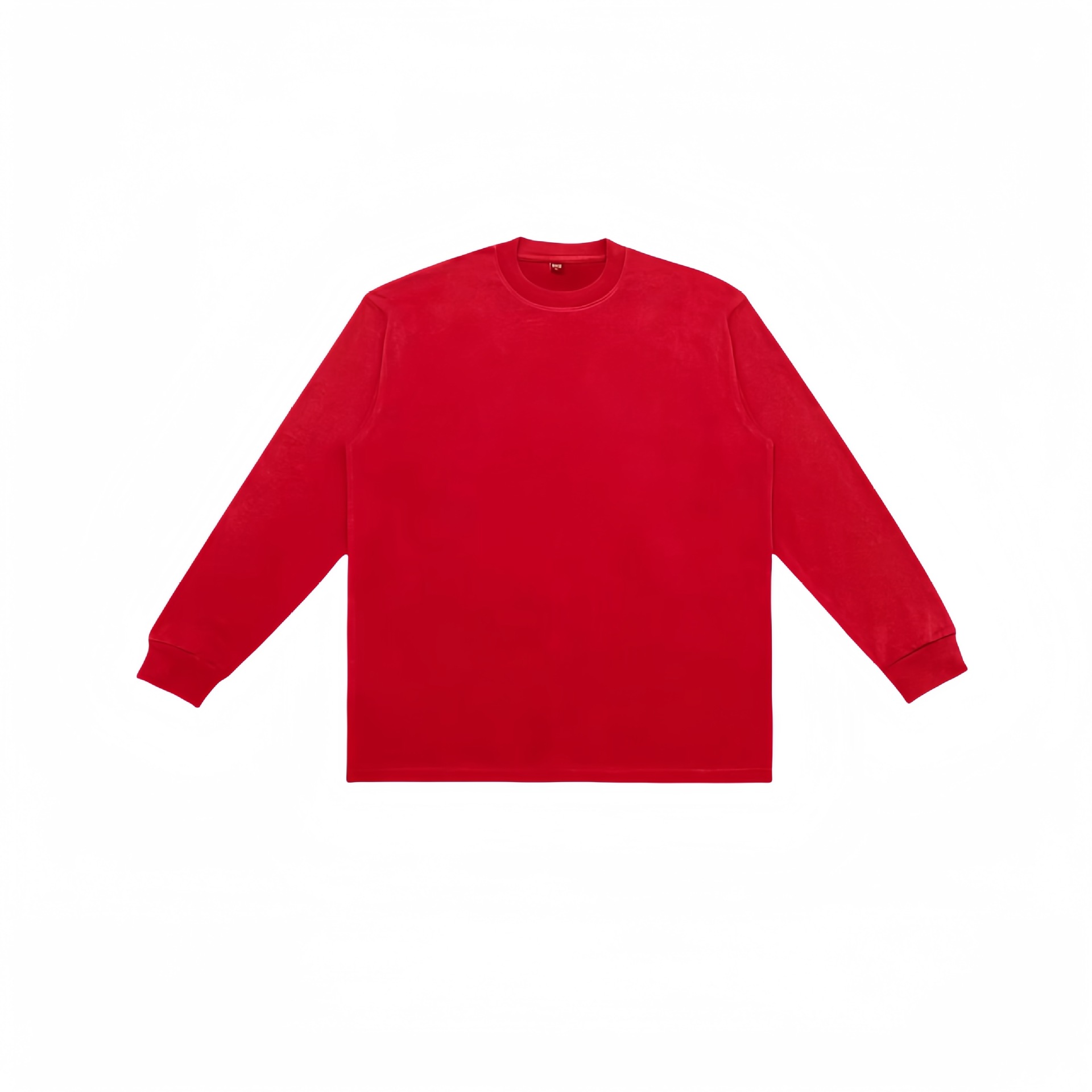 SHX pesado puro algodón 420g ancho lavado japonés hombres de manga larga Camiseta medio cuello alto primavera camisa de fondo pareja Moda