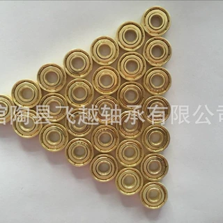指尖陀螺配重金色微型深沟球608ZZ轴承内径8mm外径22mm厚度7mm