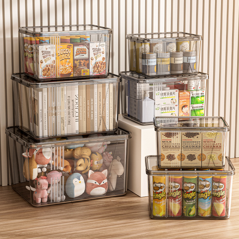 Acrylic Transparent Storage Box Household Storage and Organization Storage Box Car Turnover Box Clothing Books