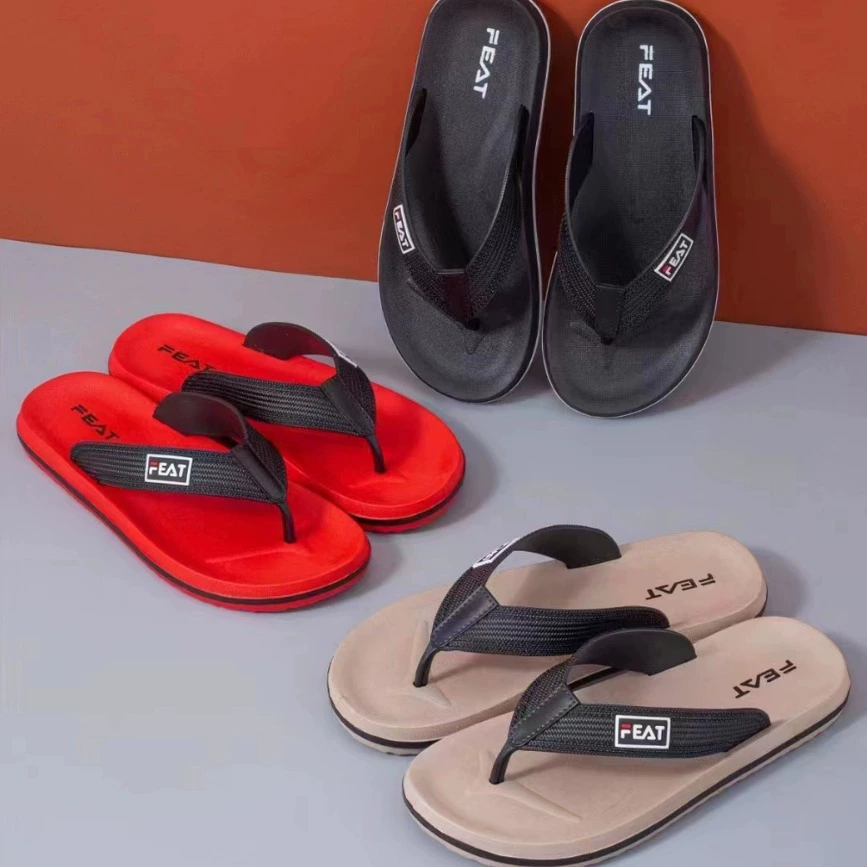 Шлепанцы, мужские Нескользящие, дезодоранты, износостойкие, пляжные шлепанцы на открытом воздухе, мужские домашние, простые, высокого качества