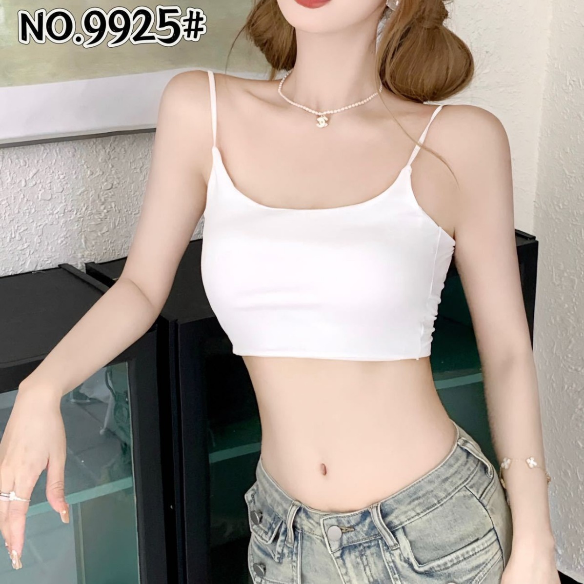 9925 # 라텍스 고정 가슴 패드 아이스 실크 대형 U 아름 다운 백 오픈 랩 상자 스파이스 걸스 내부 유방 레이스 브래지어 여성