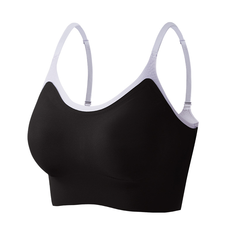 Una sola chaleco deportivo mujer antichoque running yoga ropa especial ajustable con cojín de pecho ropa de fitness bra