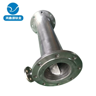 钛合金TA2静态管道混合器纯钛管道式混合加药器耐腐蚀气液混合管
