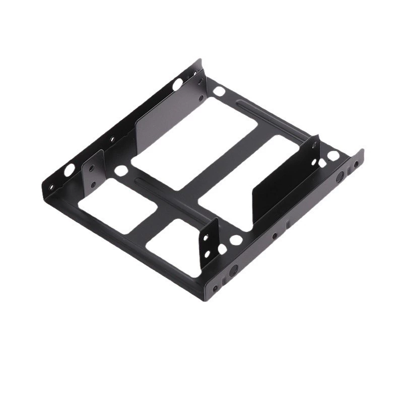Металлический толстый двухслойный SSD-адаптер 2,5 на 3,5 дюйма с корпусом, идет с 12 винтами заводской сборки