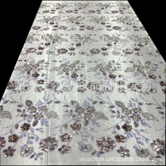 2025新型多色玉管刺繍単色米珠金色幻彩片新中国式チャイナドレス刺繍花