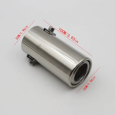 Changan Star exhaust tip, Dongfeng Xiaokang K17F0, Wuling Zhiguang Rongguang S van exhaust pipe silencer (Car muffler) - small-flat-mouth-silver-color