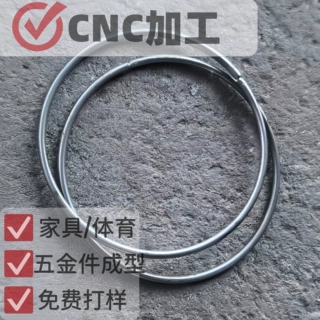 铁丝圆圈折弯加工 钢丝圆环线成型 异形圈非标定制 宁波源头工厂