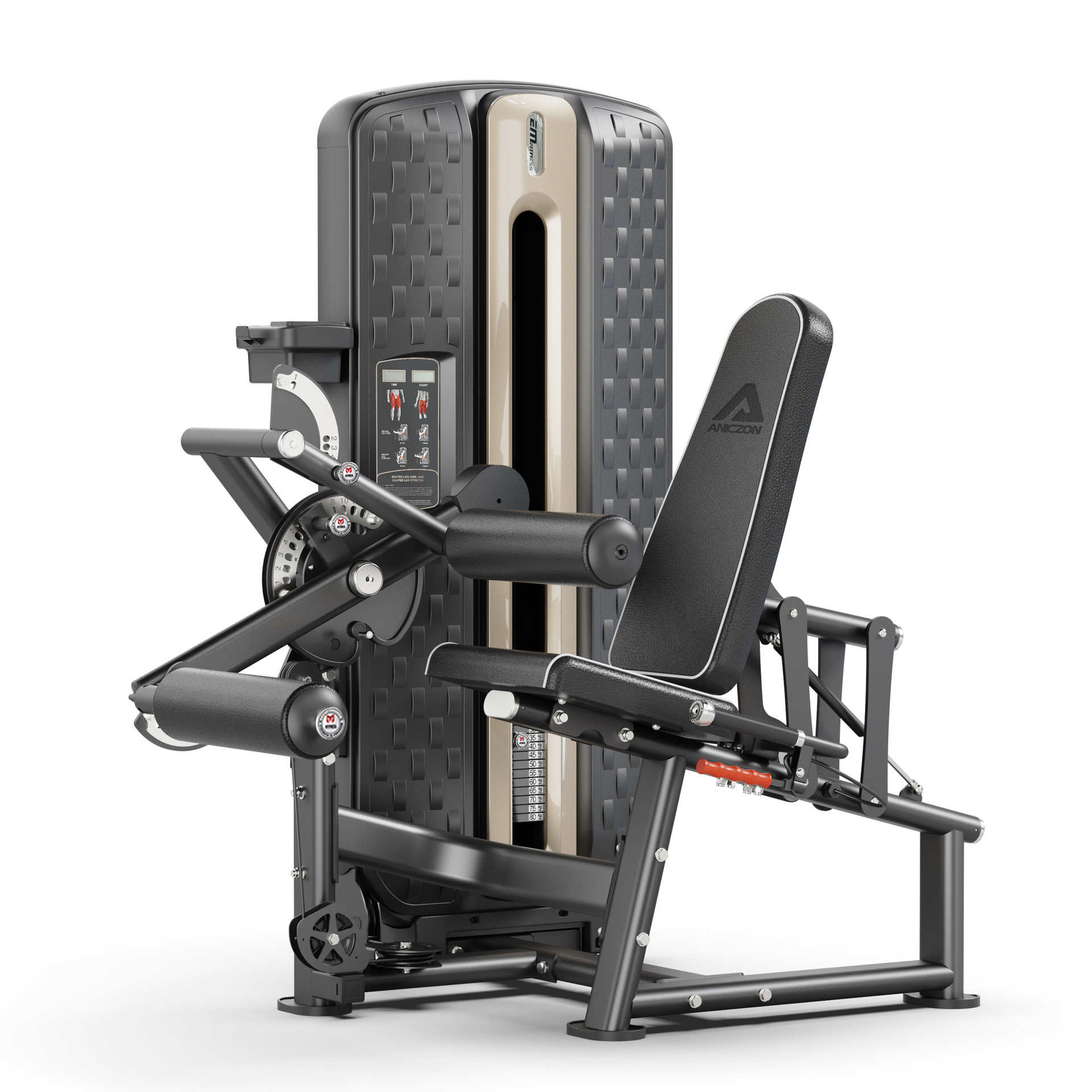 gimnasio comercial sentado pierna flexión y extensión entrenador músculo de pierna flexión pierna flexión equipo de ejercicios elevadora de piernas