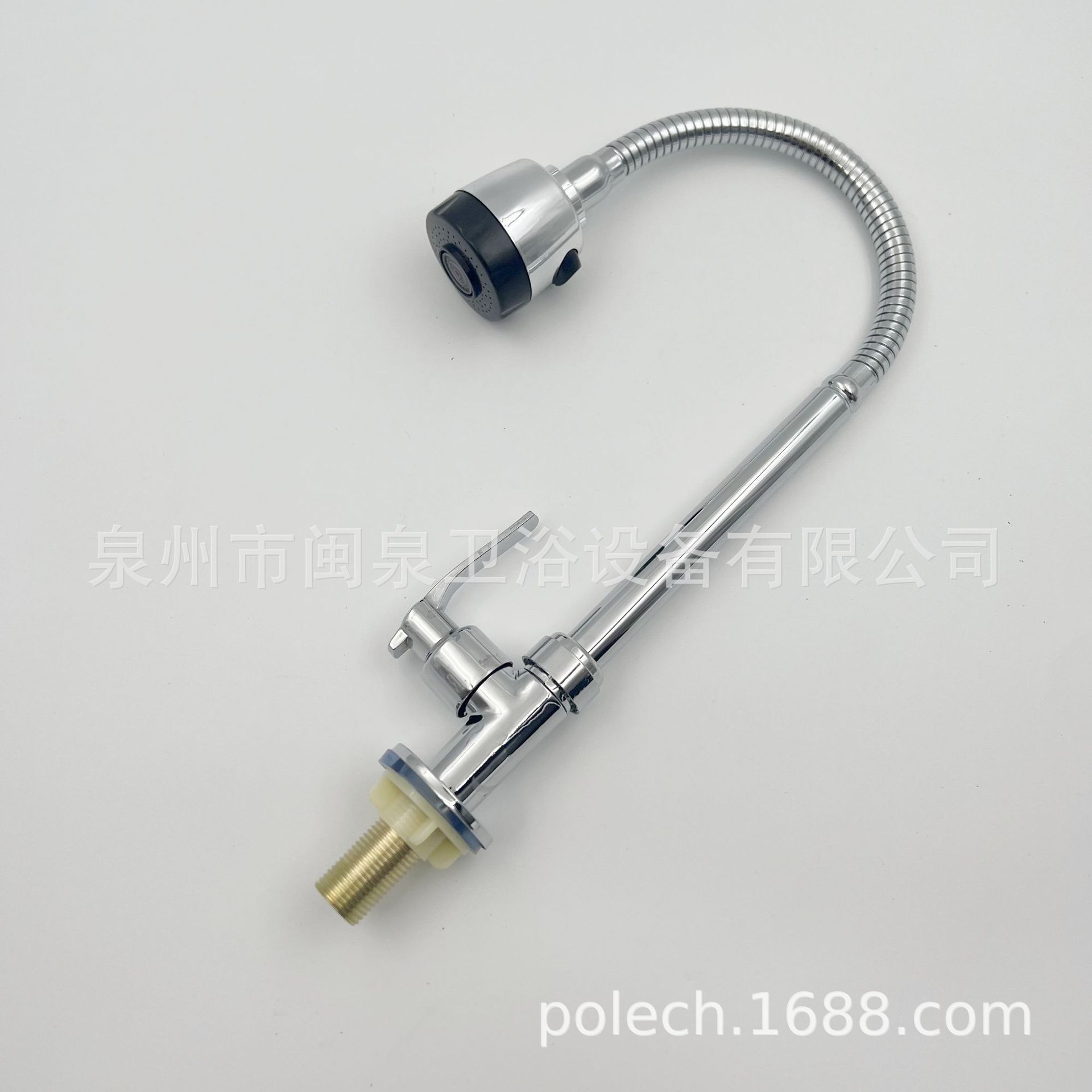 Grifos de agua fría de aleación transfronteriza, lavabos de cocina, grifos de agua de cocina giratorios universales, grifos de agua fría de agua única