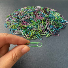 Colorful Elastic Clips Bright Color Metal Paper Clips 28MM 33MM 50MM Elastic Clips Cross-border Special Supply