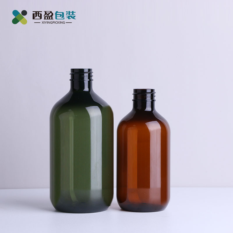 En stock: botellas de plástico de 500 ml para gel de ducha y champú, botellas de alta calidad, botellas dispensadoras de loción cosmética de 300 ml
