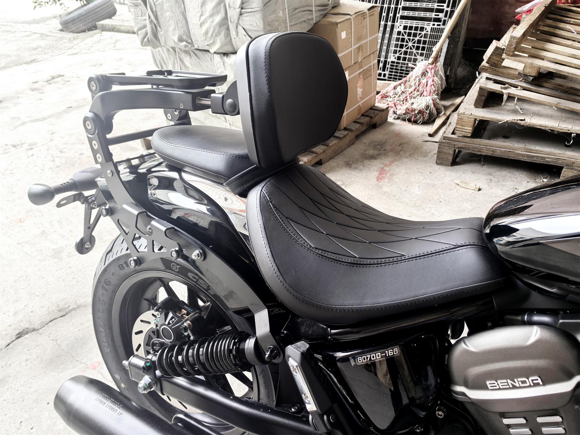 Suitable for Benda Graystone -606.999999999% off Stackable Backrest Driver's Backrest Passenger Backrest Telescopic Motorcycle Seat Lumbar Support