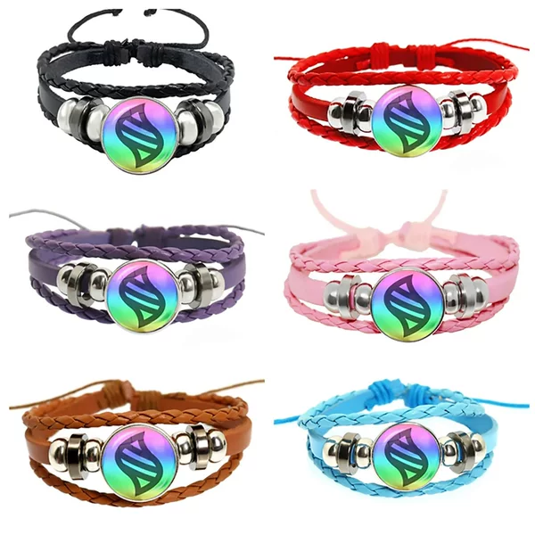 Pokemon leather bracelet men's and women's time gem jinglingbao dream woven bracelet multi-color optional