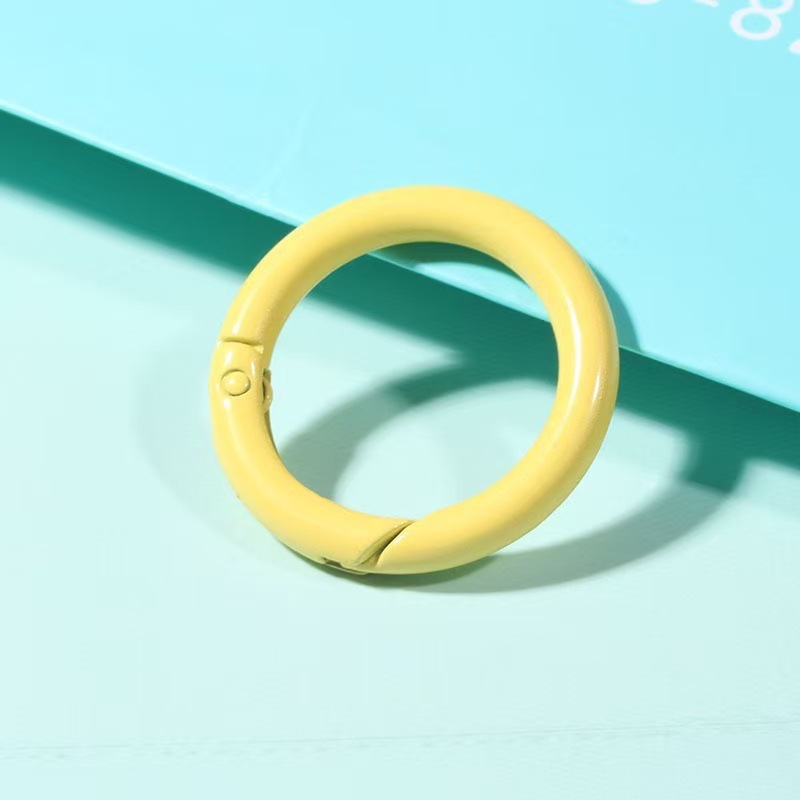 25mm 스프링버클 [옐로우] - 인터넷 연예인 핫스타일 1팩 [빠른그랩]