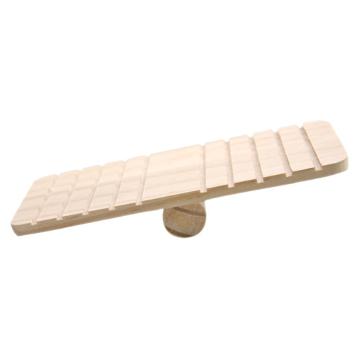 Hamster Wood Seesaw Small Pet Golden Bear Wooden Toys and Supplies Seesaw Manufacturer Wholesale