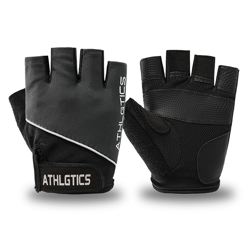 Sports Cycling Gloves For Women Yoga Fitness Exercise Shock Absorption Anti-Slip Half Finger Wear-Resistant Horizontal_voghion.com