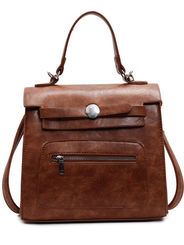 Moda transfronteriza contraste de color bolso de hombro de mano de mujer 2025 nueva moda versátil bolso de transporte