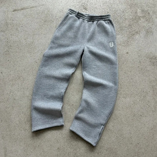 Cross-border 2025 New Popular S Embroidery Printing Series Youth Couple Casual Wide Leg Pants
