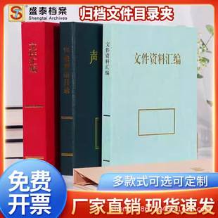 Pvc File Folder File Compilation Special File Folder Accounting Filing A4 Data Three-Hole Binding