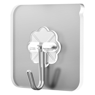 Hook strong adhesive wall hanging wall bearing transparent seamless hook Wall punch-free hook paste hook