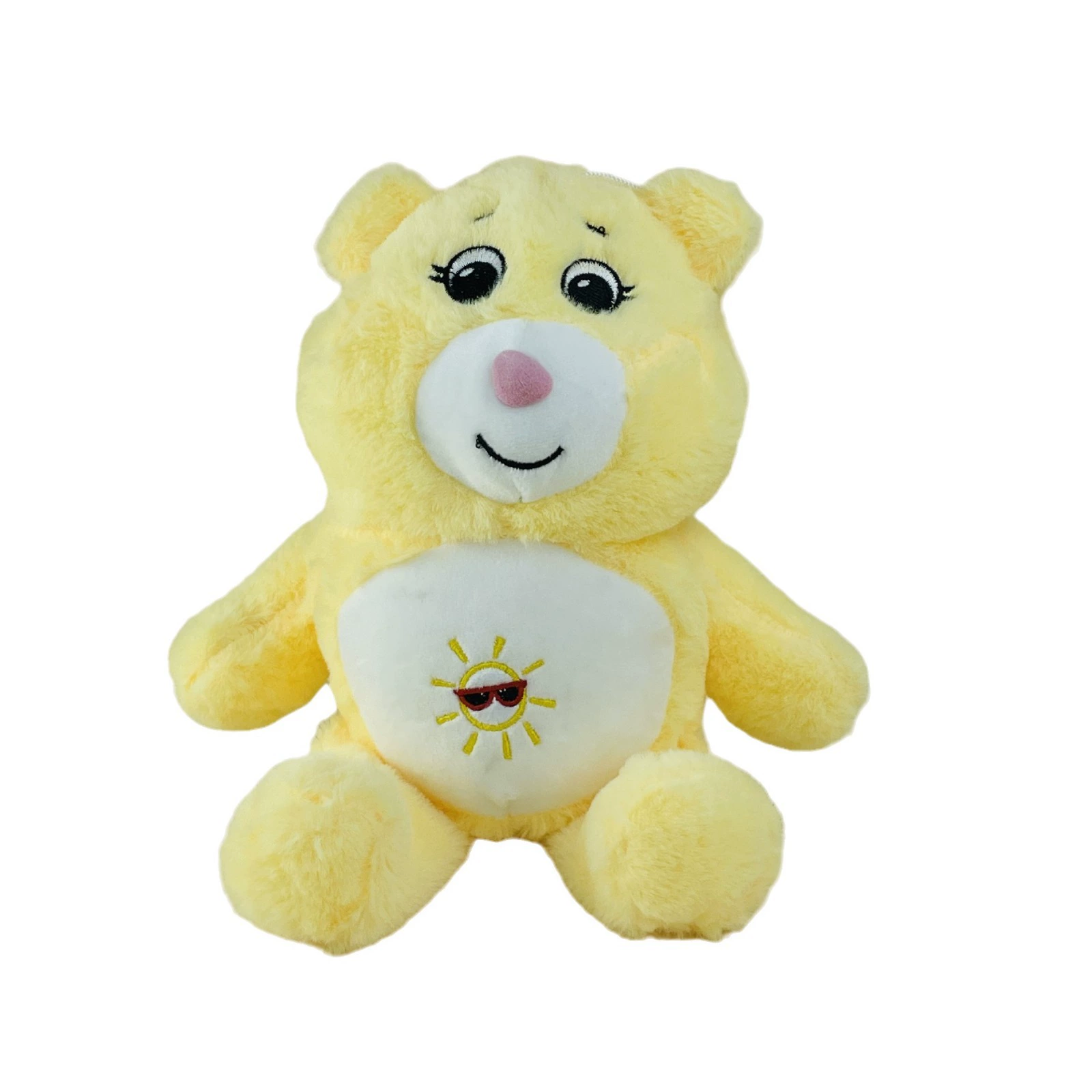 Cartoon appeases rainbow doll, plush toy