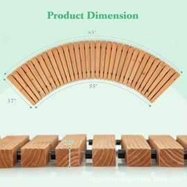跨境庭院花园木板木制花园小径户外庭院路径走道婚礼派对地板通道