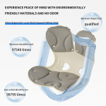 护腰座垫人体工学护腰椅垫美臂垫办公室汽车货车防滑椅子垫跨境